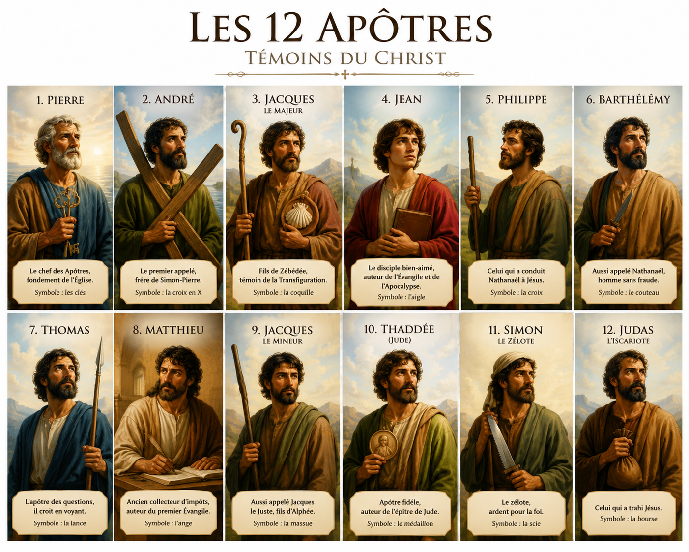 Les 12 Apôtres