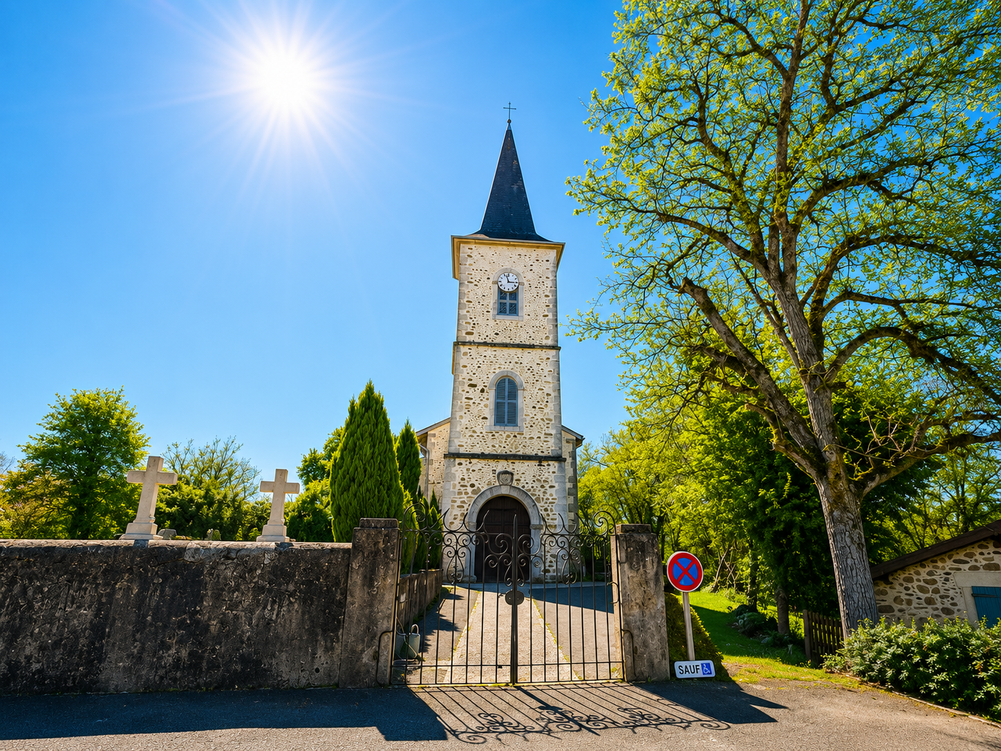 Vue de la paroisse
